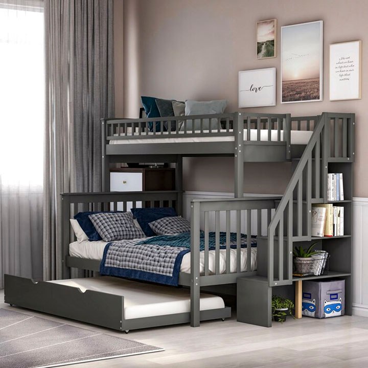 giường 2 tầng sắt